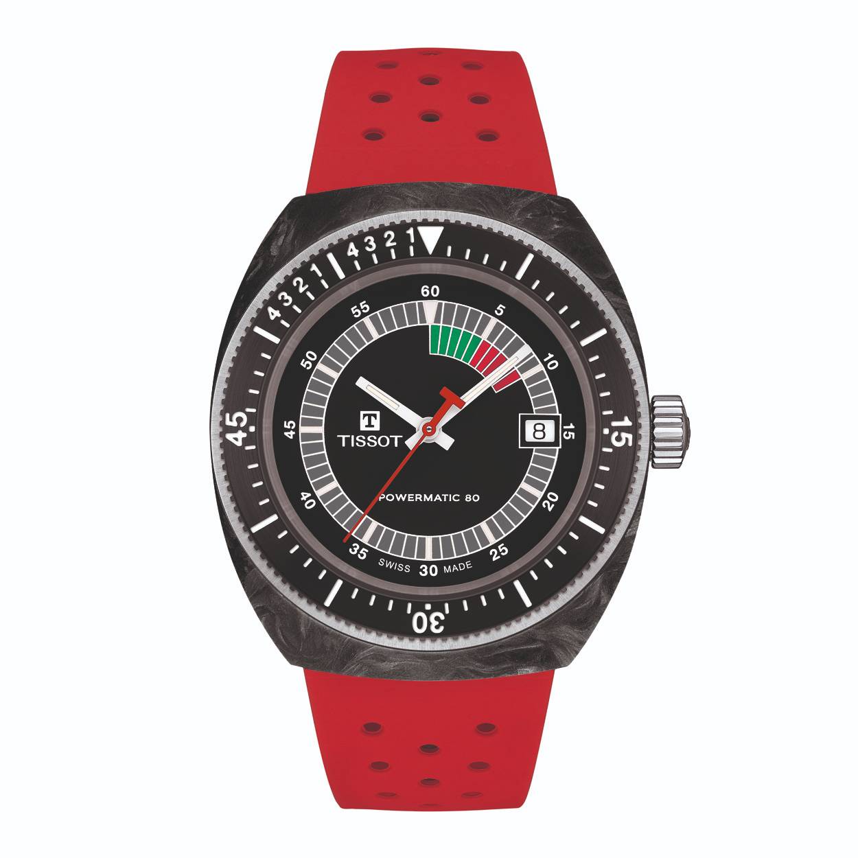 Tissot Sideral carbon red