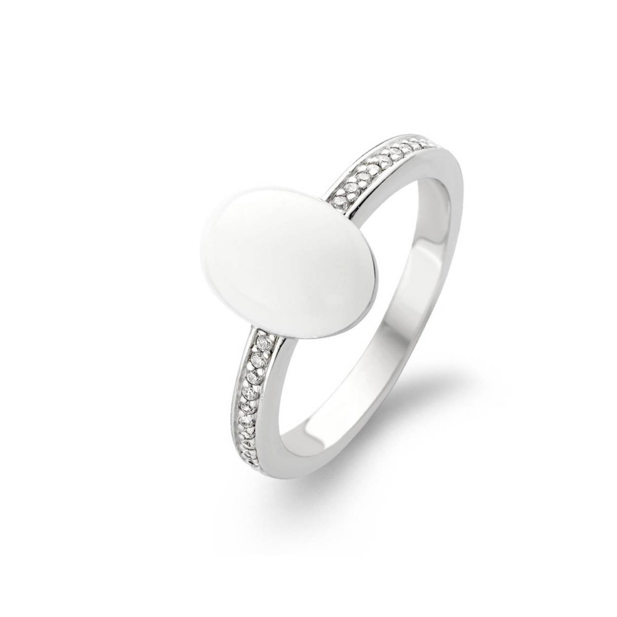 Ti sento zilveren Ti Sento Ring LNA TIS-12016WH/54