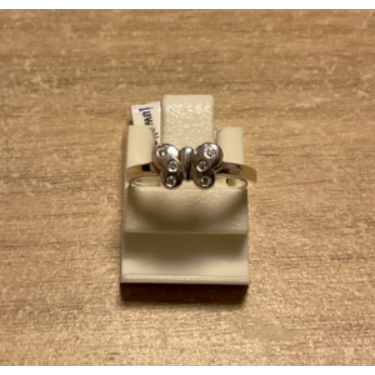 Bellini zilveren ring vlinder met zirkonia’s
