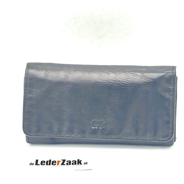 Portemonnee 12 vakjes om bankkaarten in op te bergen.				
Twee binnenritsen 
Achterrits.
3 vakken voor papiergeld.
Afmetingen:
Hoogte 10cm x Breedte 15cm x Diep 3-7 cm