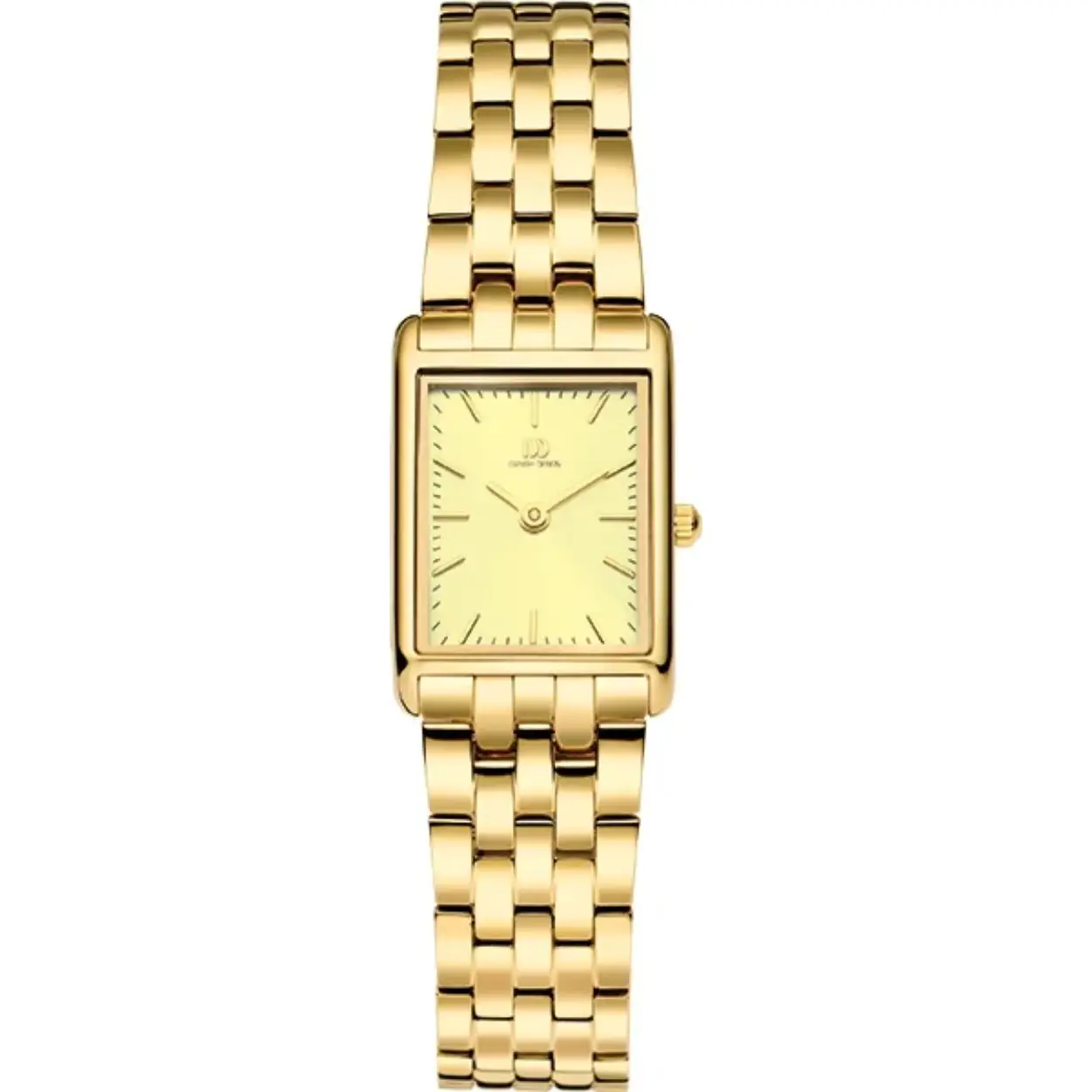 Dit is een horloge van het merk Danish Design gemaakt voor dames.
De specificaties zijn als volgt:
Kastmaat: 19,5x22 mm
Kastdikte: 5,2
Bandlengte: 190
Bandbreedte: 16
Waterdichtheid: 3 ATM / 30 Meter / 100 Feet