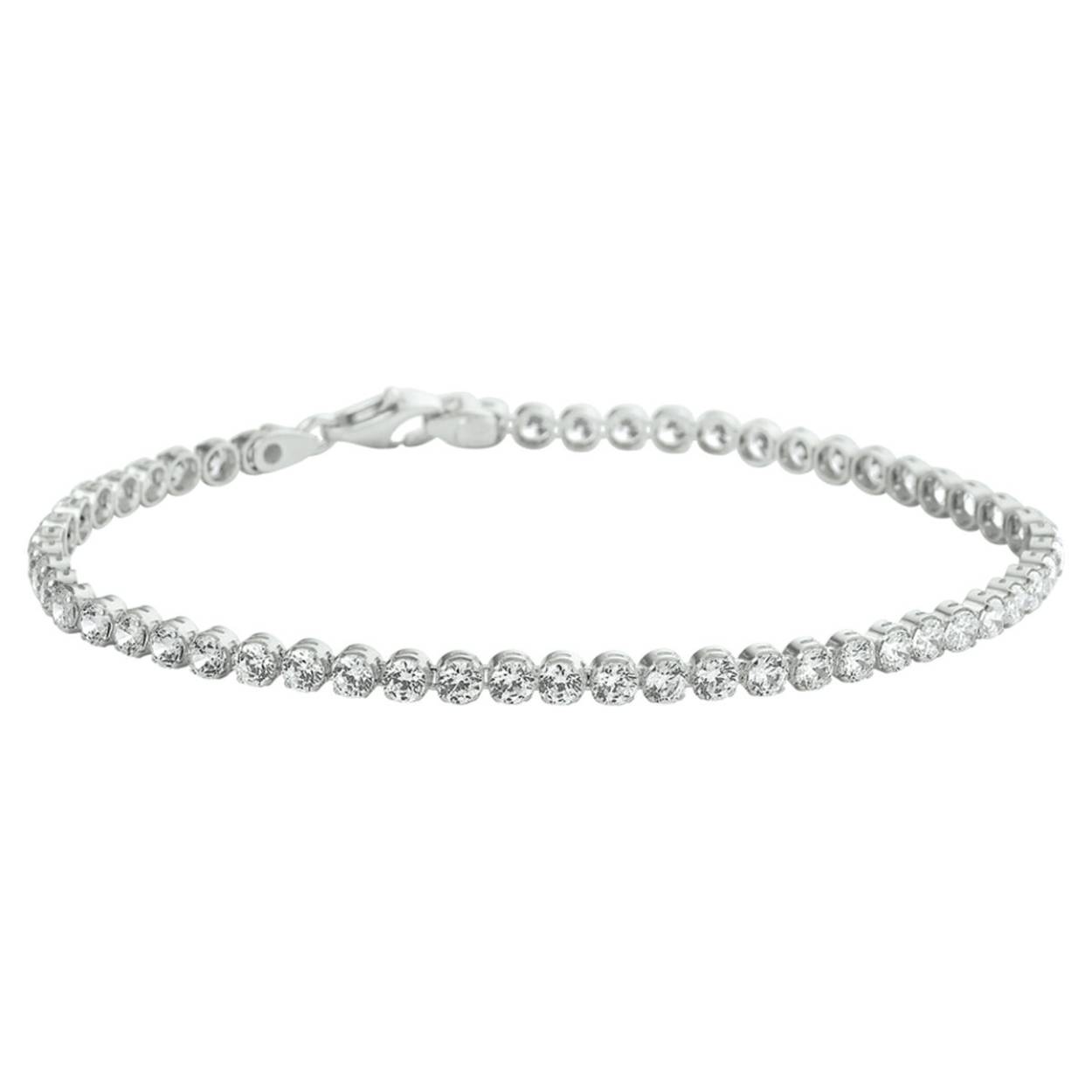 19 cm Zilver Zirkonia 3 mm