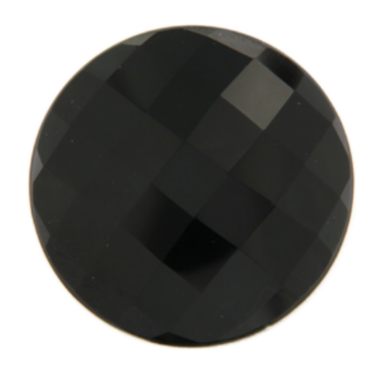 Edelsteen gefaceteerd onyx 33mm
