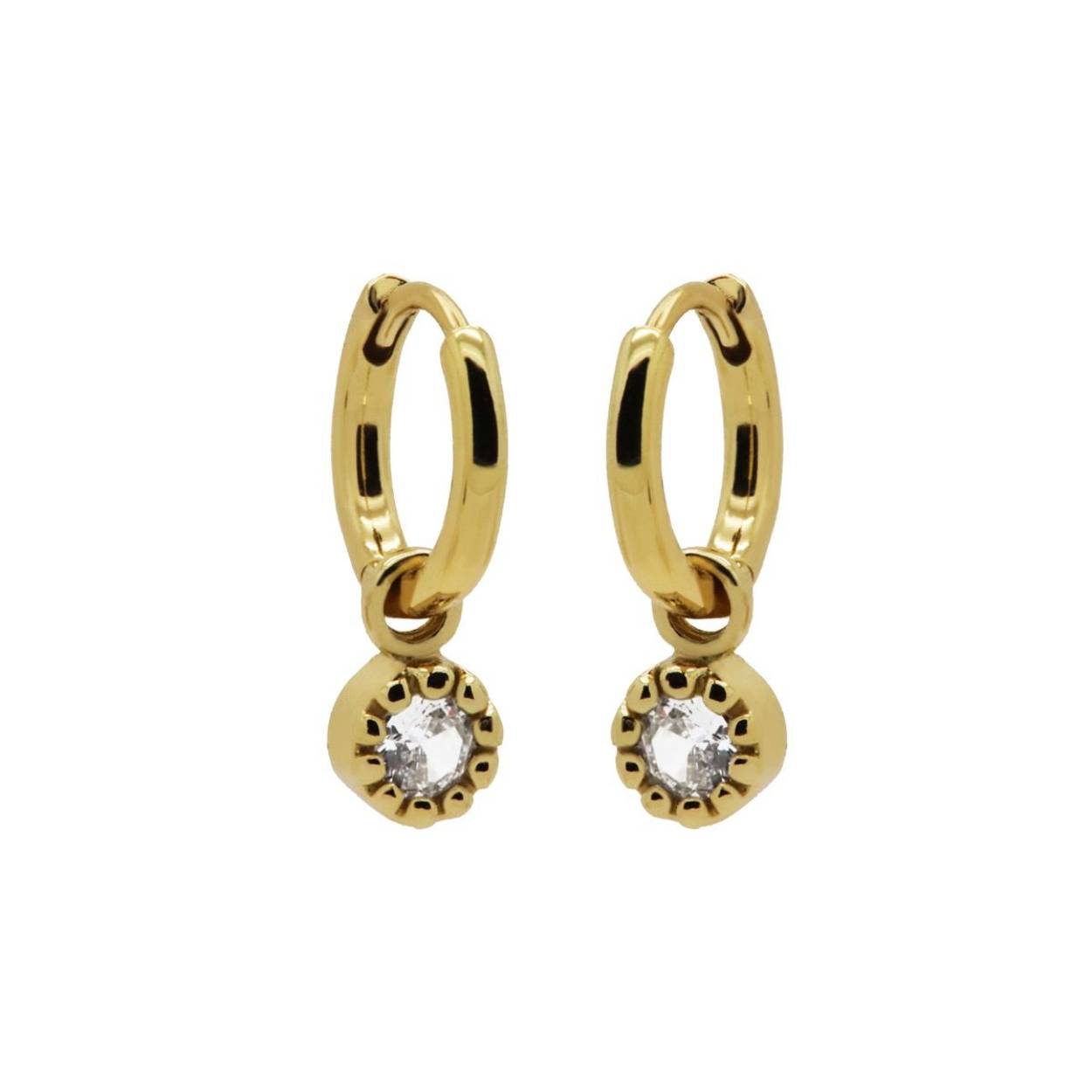 Hinged Hoops Vintage Fall Goldplated