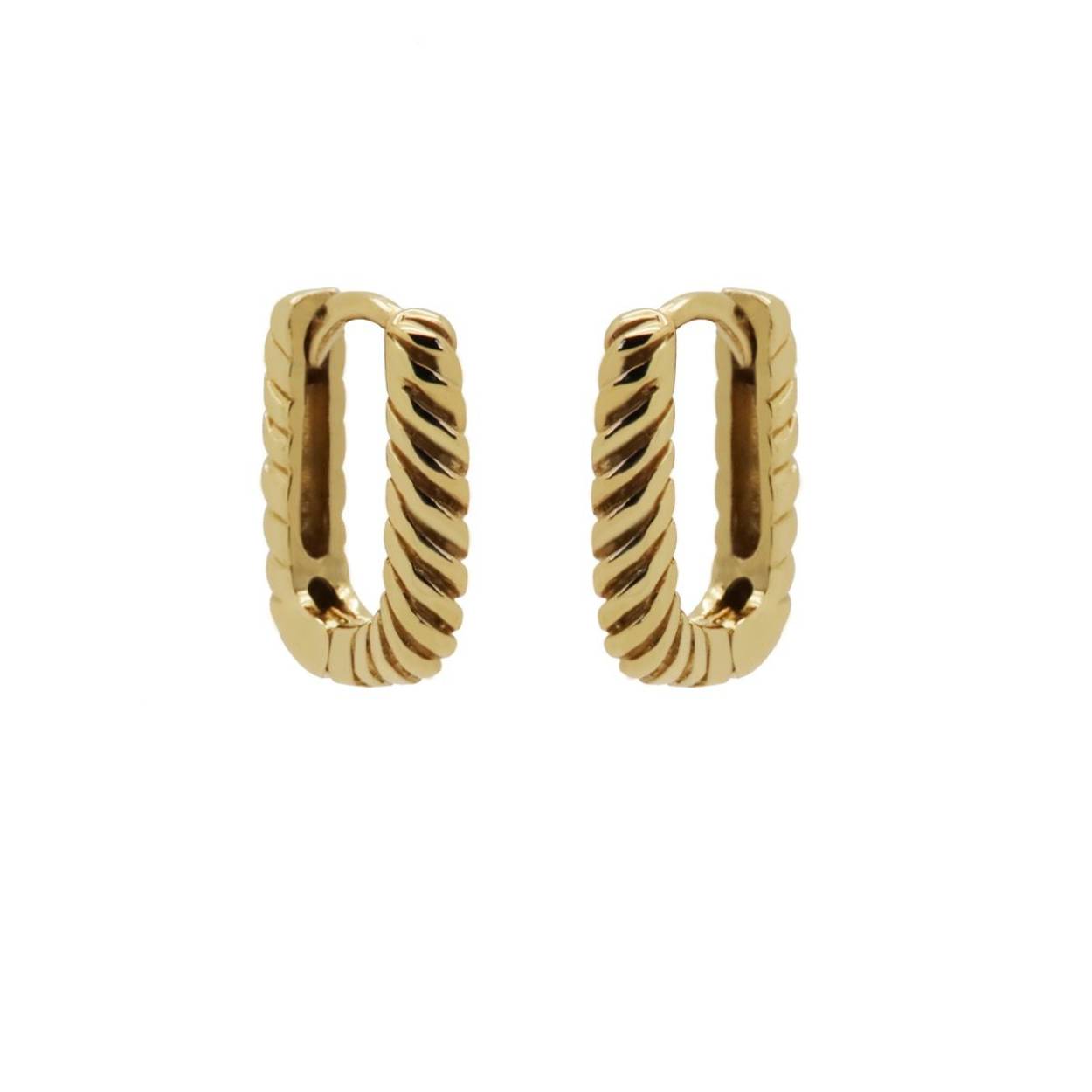 Hinged Hoops PENELOPE Goldplated
