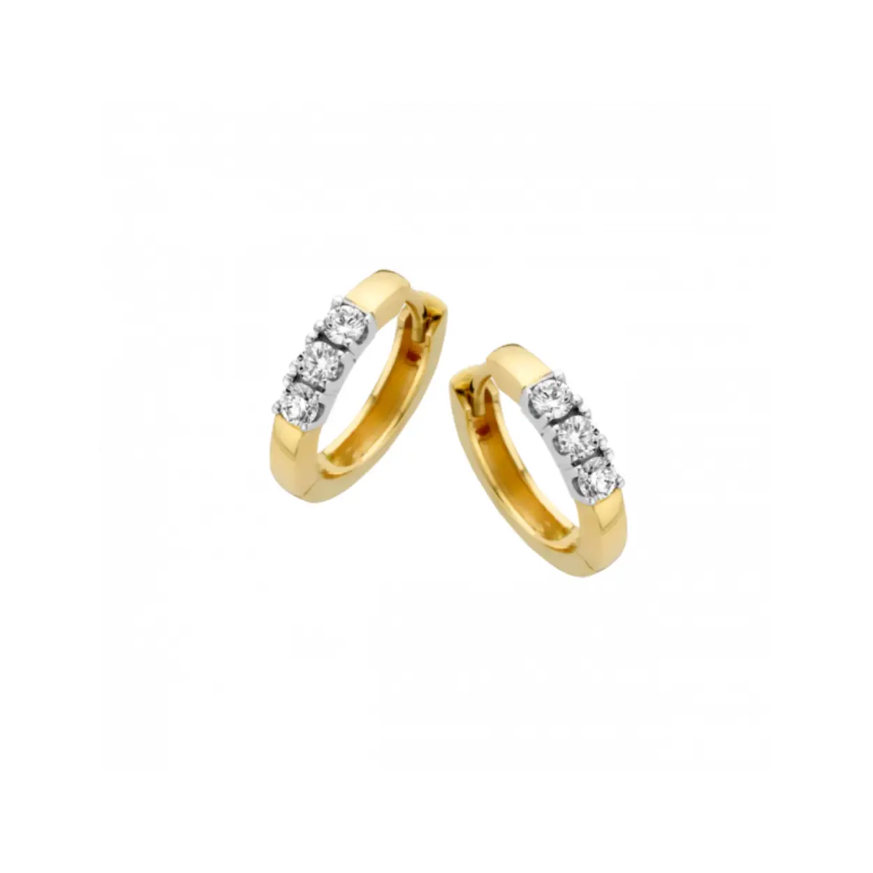 Creoeln met 6x0.05ct diamant 
