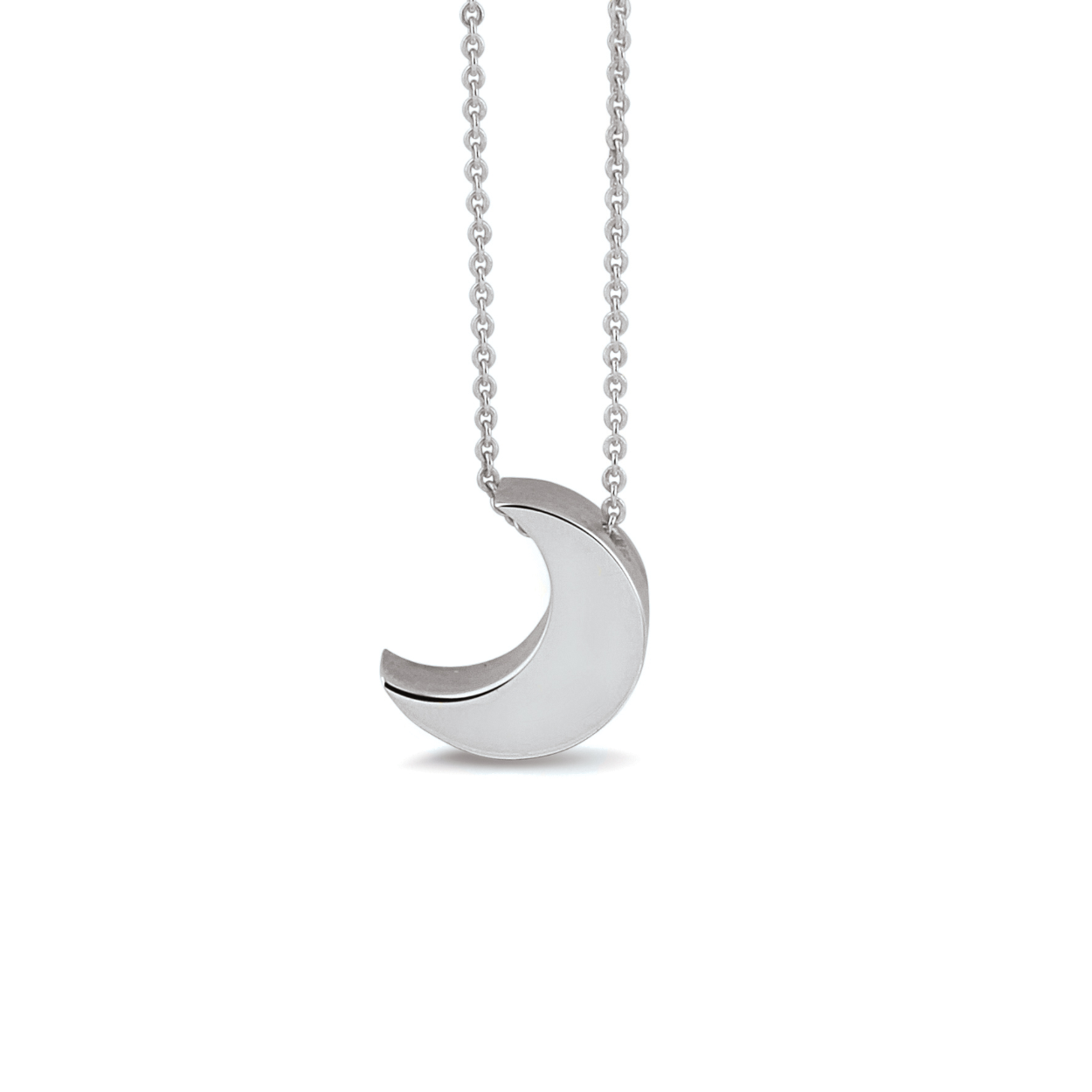 See You Zilveren mini moon chain/charm
