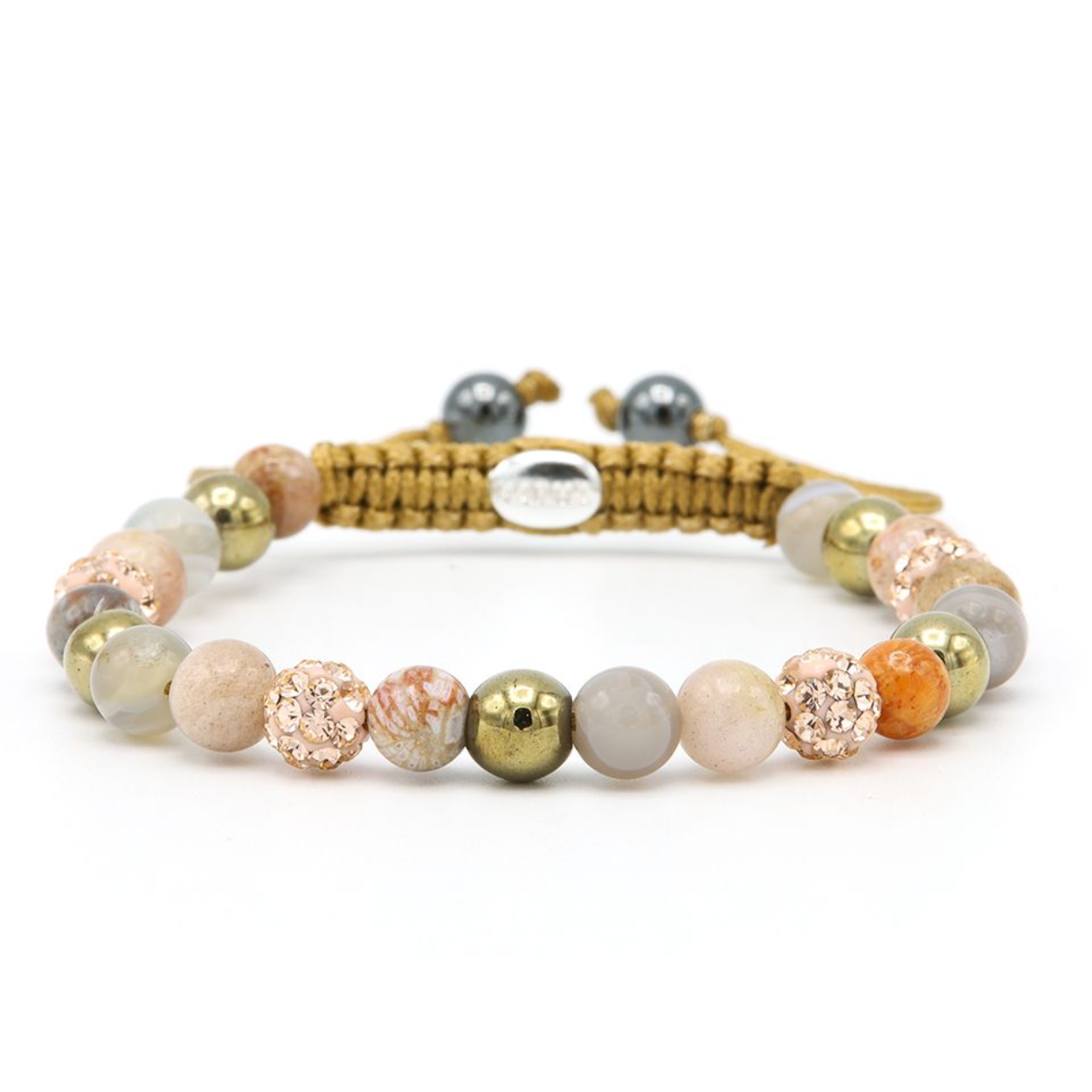 Spiral Lily Mae (rose gold crystal)