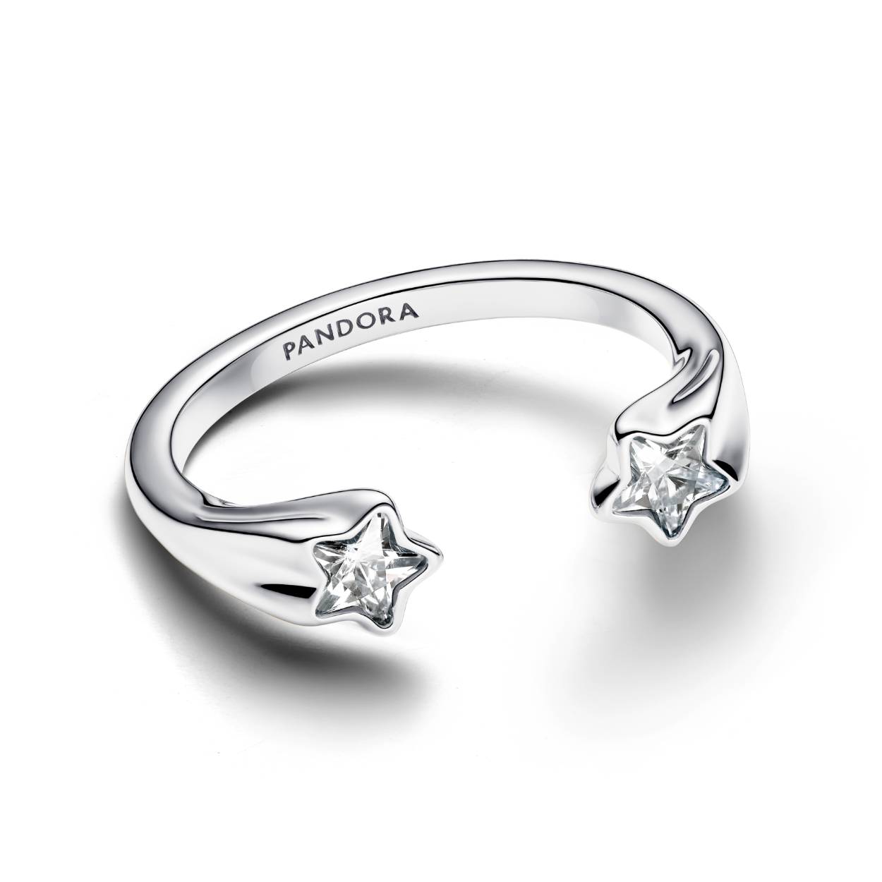 Shooting star silver ring zirk. mt 52