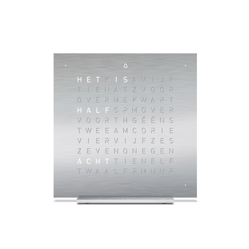 Qlocktwo touch Full Metal - Nederlands