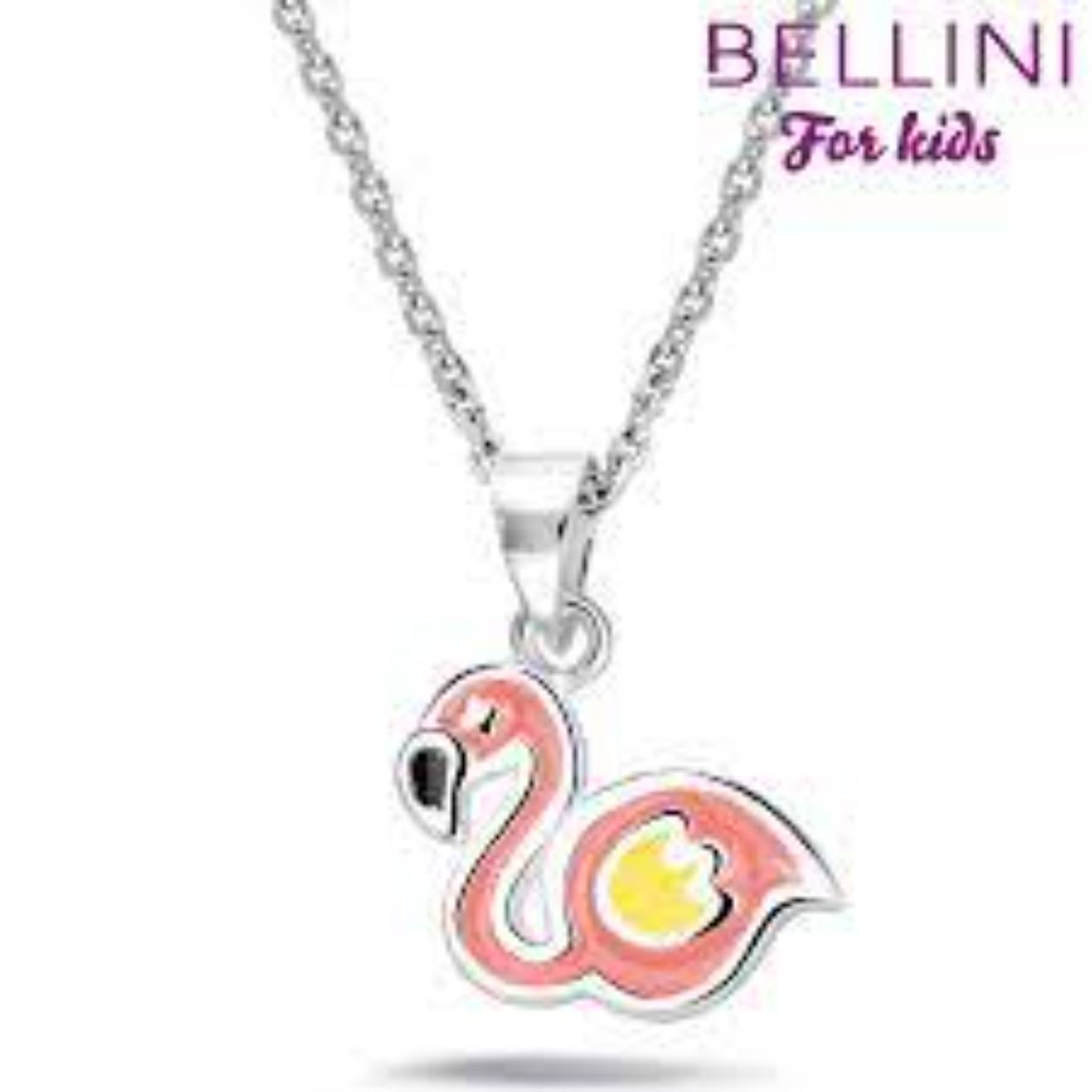 Bellini 574.050 zilveren collier flamingo