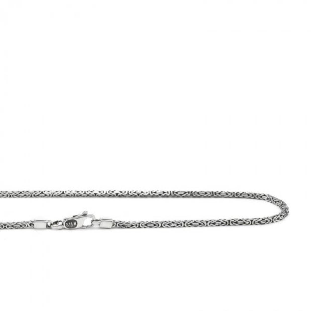Zilveren collier lengte 50 cm