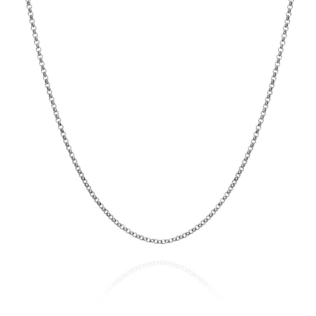 Jorge Revilla anker collier zilver 45 cm 