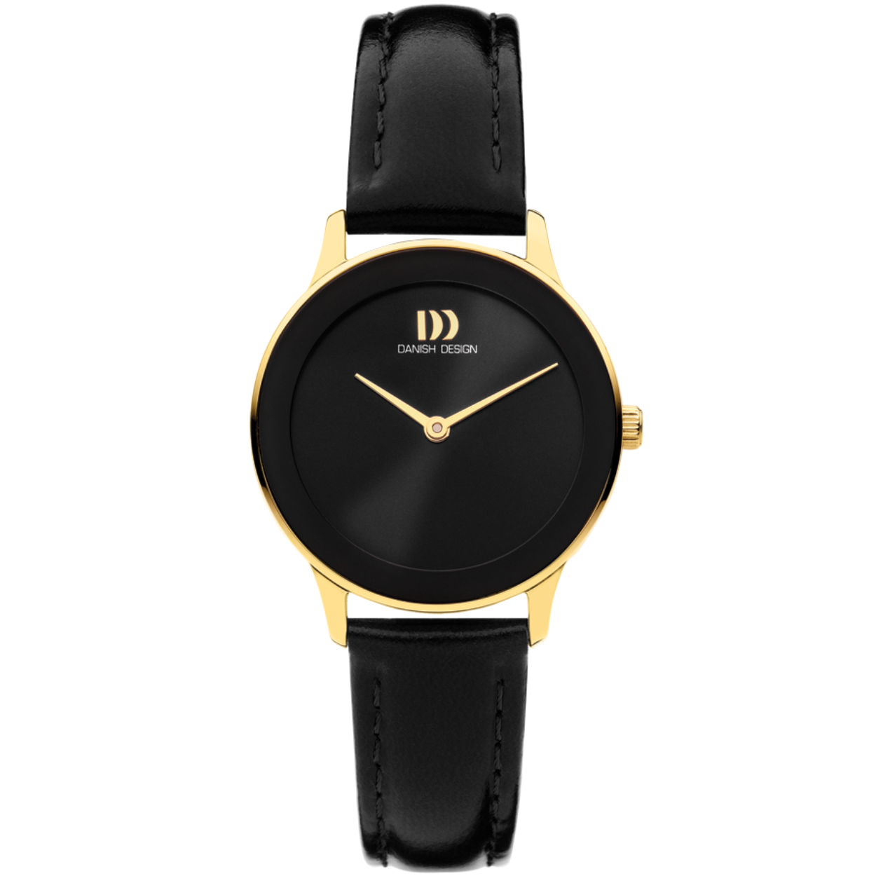Dit dameshorloge is van het merk Danish Design. Het is een analoog horloge met een band gemaakt van leer.De diameter van de kast is29 mm.
De verdere specificaties van het horloge zijn als volgt:
Glassoort: mineraal
Kastmateriaal: edelstaal
Waterdichtheid: 3 ATM
Techniek: quartz
Kastkleur: goud
Kastvorm: rond
Wijzerplaatkleur: zwart
Index: geen
Bandkleur: zwart
Sluiting: gesp