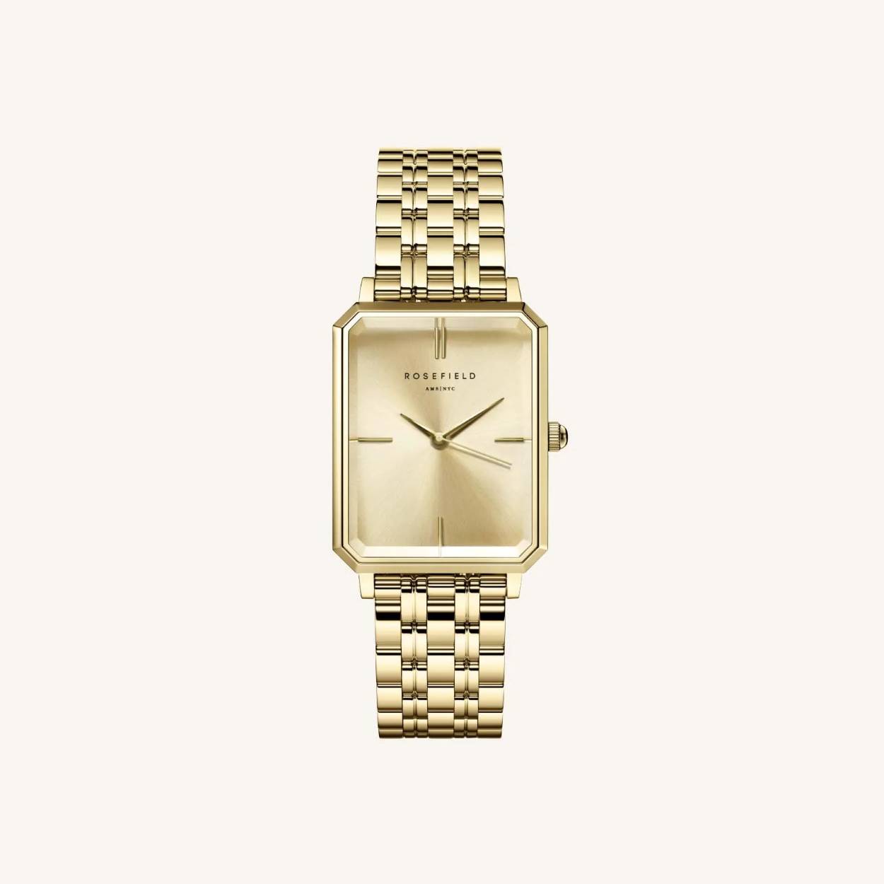 The Boxy behoort tot Rosefield's iconische horlogecollectie. Ons favoriete silhouet is nog eleganter in 22mm. The Boxy heeft dezelfde klassieke elementen als het origineel: afgeronde hoeken, stalen en leren horlogebanden en een datafunctie. 