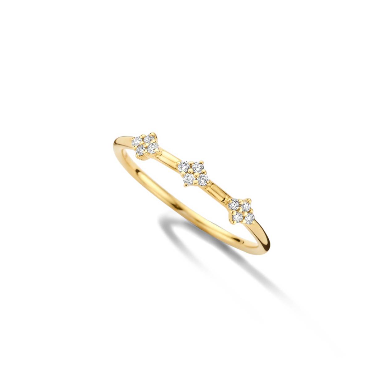 Ring 18 kt + 0.10ct briljant