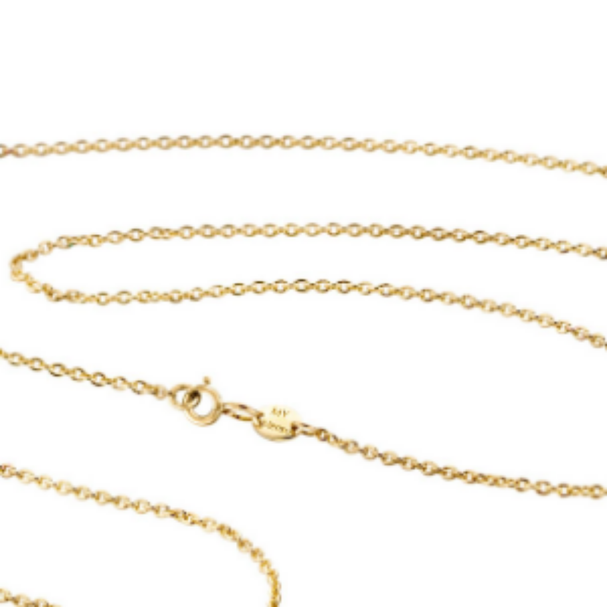MY iMenso Gold necklace jasseron basic 0,9mm (14k gold) size 42+3