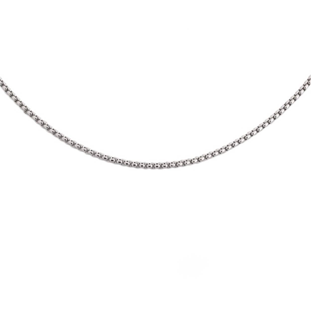 Melano friends jodie ketting - zilverkleurig - dames - 42 cm
