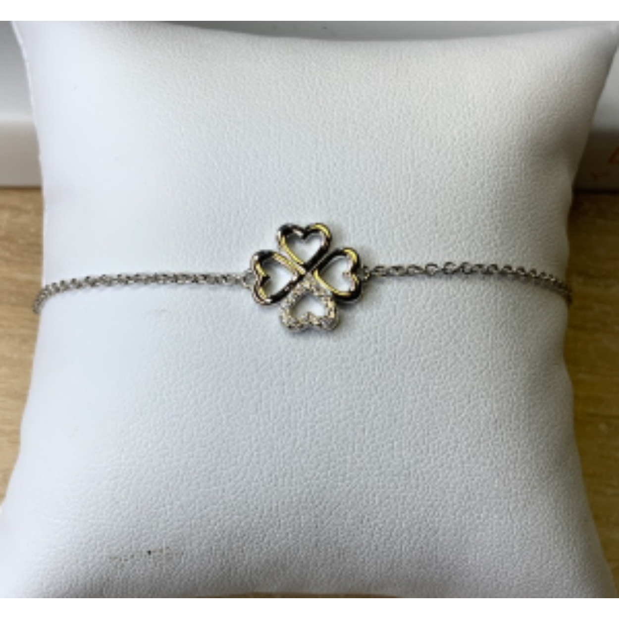 RDL Zilver armband klaver/hart