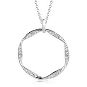 SIF JAKOBS SJ-P3010-CZ KETTING CETARA GRANDE ZILVER 45 CM
