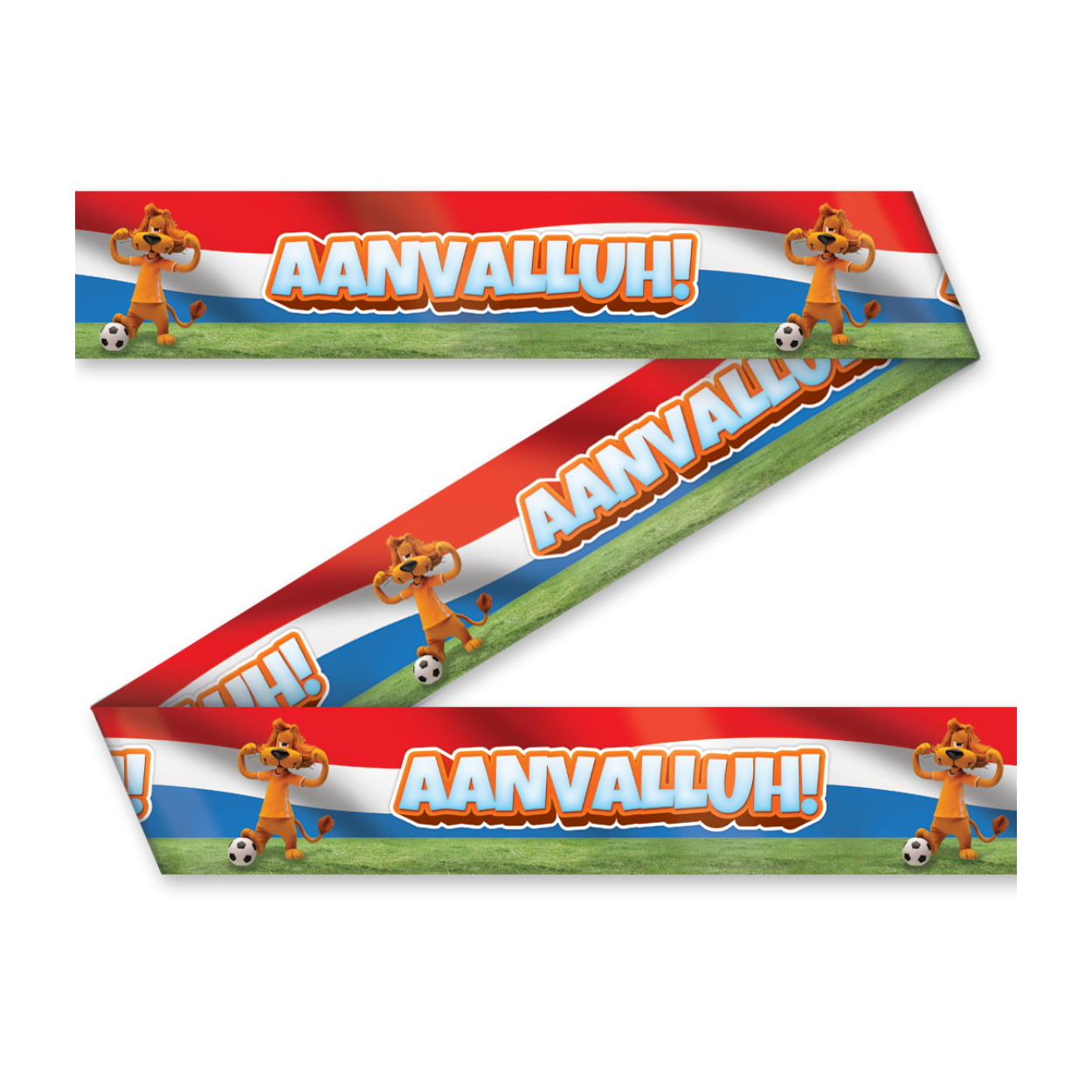 Maak dit WK extra speciaal met onze Loeki feestcollectie! Met dit leuke Loeki partytape laat je zien wat jou 'WK-zone' is want met dit unieke rood-wit-blauwe design valt deze party tape extra op! Naast dit rood wit blauwe afzetlint vind je bij ons bijvoorbeeld ook Loeki gevelvlaggen, een Loeki sjaal en muts, een oranje juichhand en ballonnen in de kleuren oranje en rood-wit-blauw. Kortom, alles om er een waar voetbalfeest van te maken!