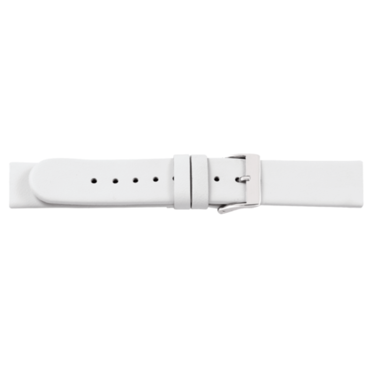 Horlogeband leder 794 wit met speciale aanzet