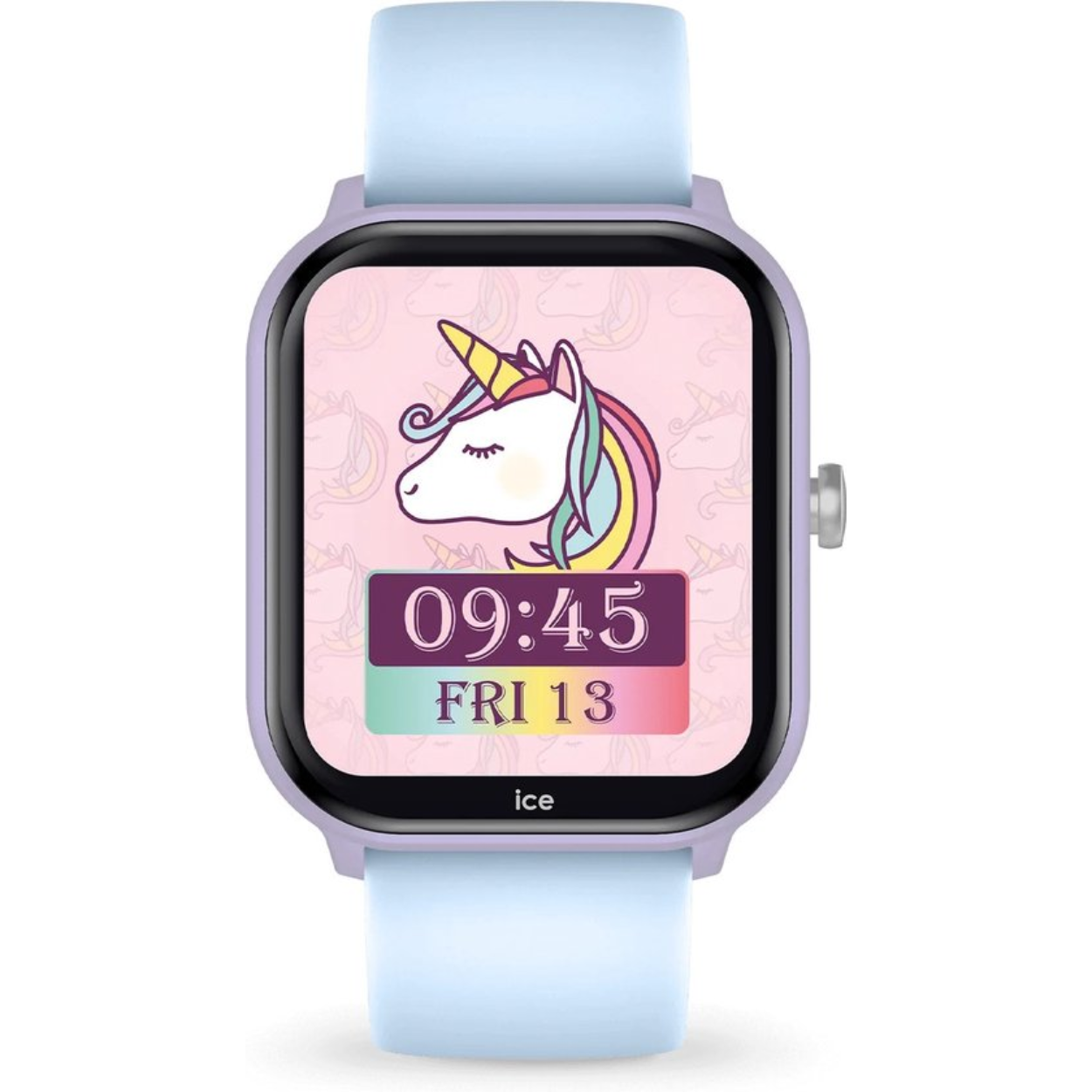 Ice Watch ICE smart junior 3.0 - Purple - Soft blue 024298 Horloge - Siliconen - Blauw - Ø 38 mm