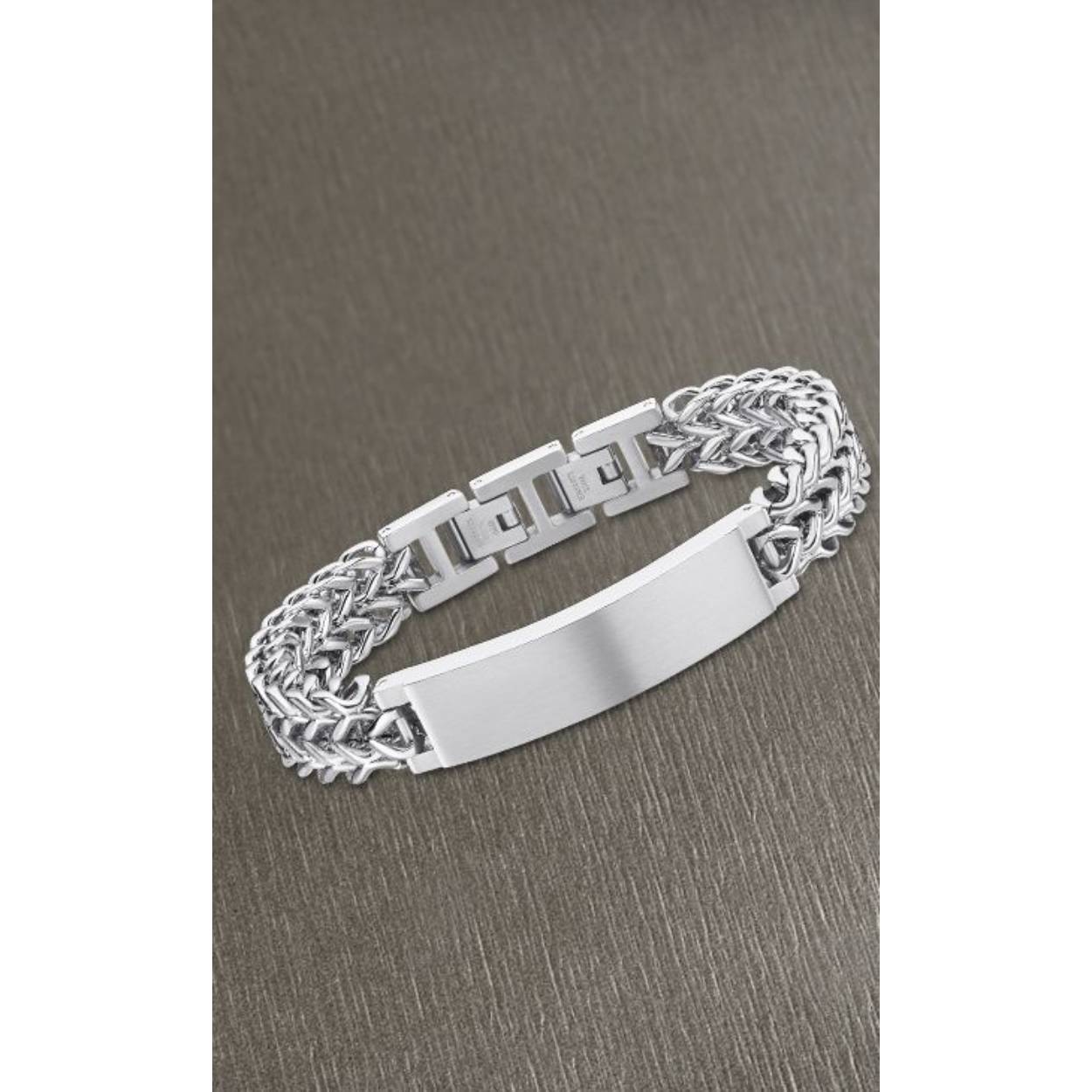 heren armband in edelstaal die kan gegraveerd worden