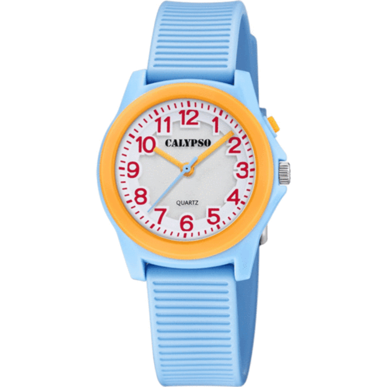 leuk kinder horloge . zeer geschikt voor kleine kindjes. heeft een hele duidelijke wijzerplaat.