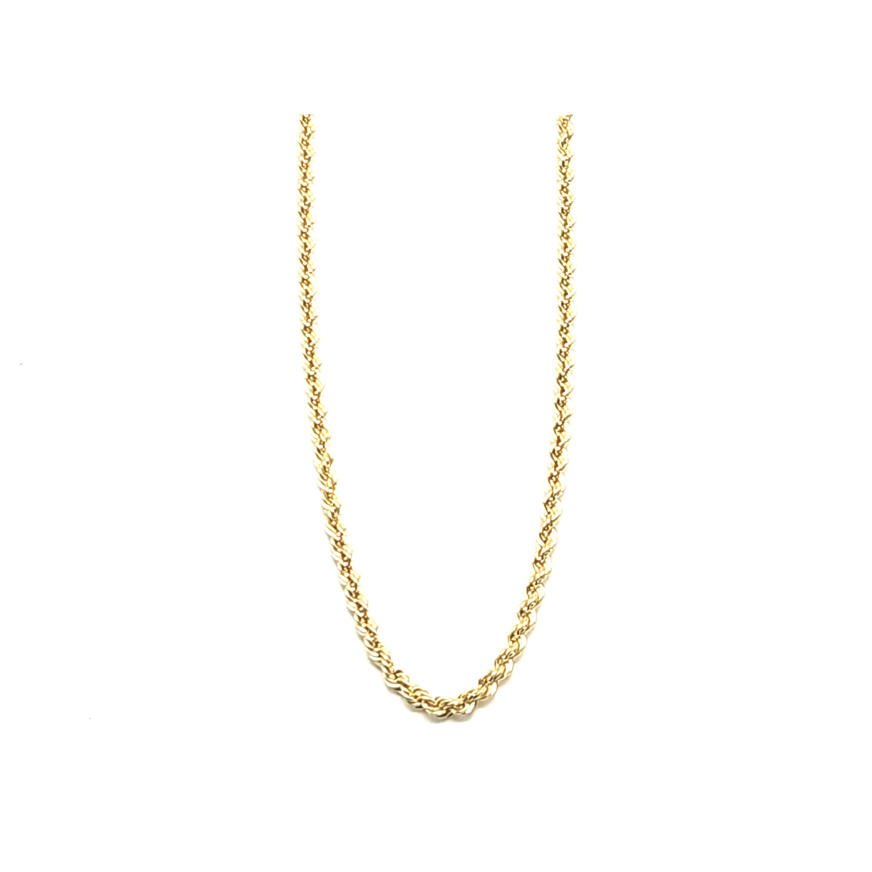 Prachtige 14 karaat gouden Rope Chain is een type ketting gemaakt van goud, die een gedraaide structuur heeft die lijkt op een touw/ koord.  Deze ketting maakt het speciaal, omdat die een duurzaam glans heeft wat altijd zal blijven stralen!