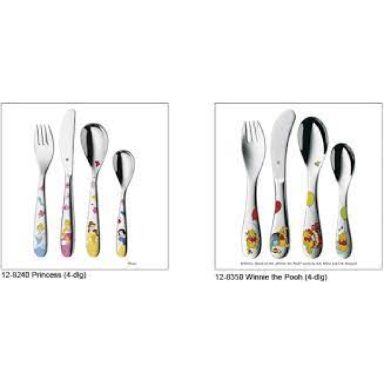 WMF kinderbestek edelstaal 18/10 4dlg winnie the pooh