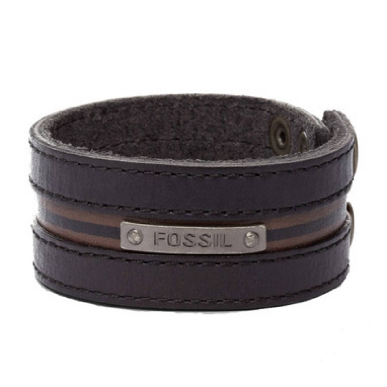 FOSSIL JA5747716 ARMBAND
Deze stoere cuff armband van leer is een must-have accesoire voor iedere ma