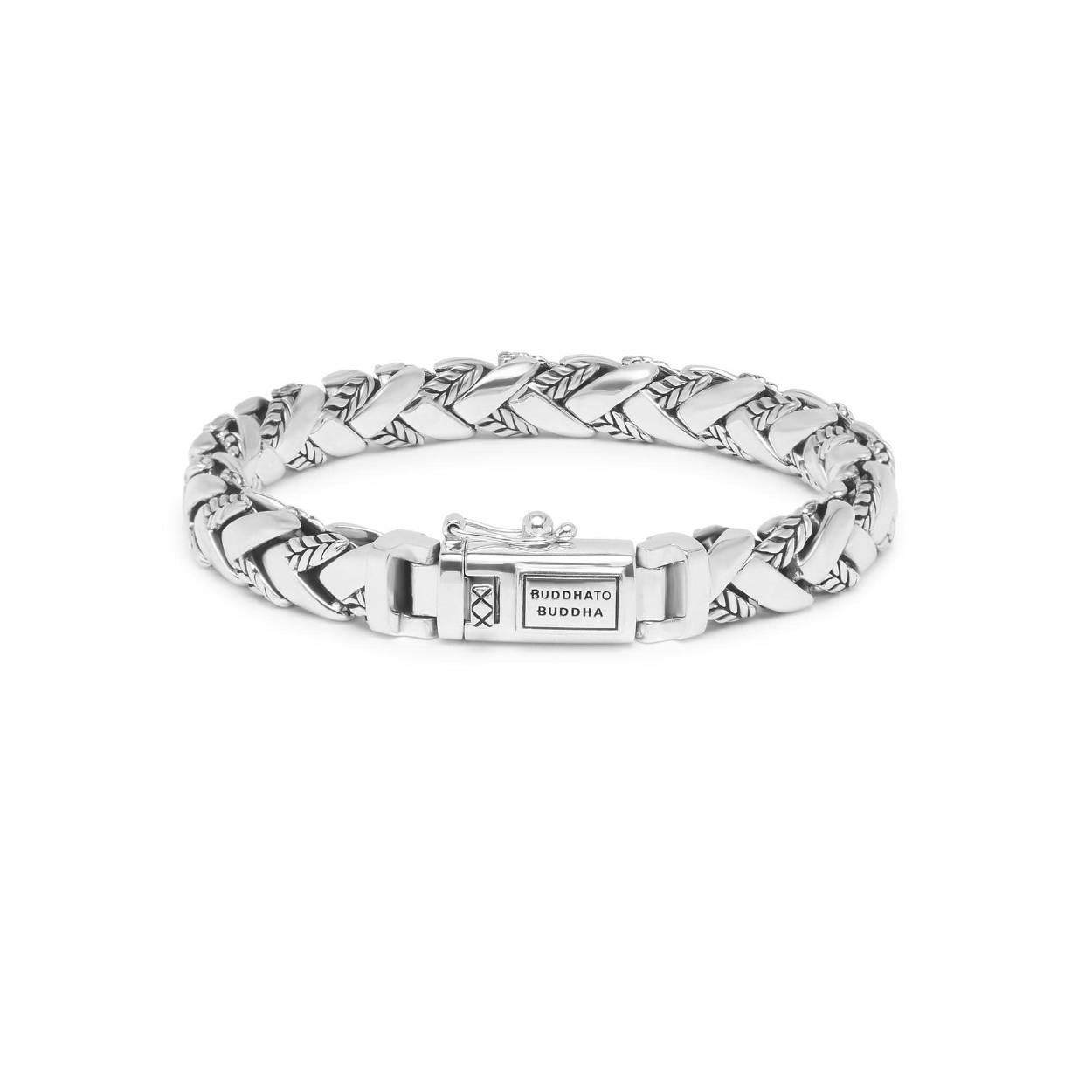 BUDDHA TO BUDDHA 128 D - George Texture Bracelet Silver