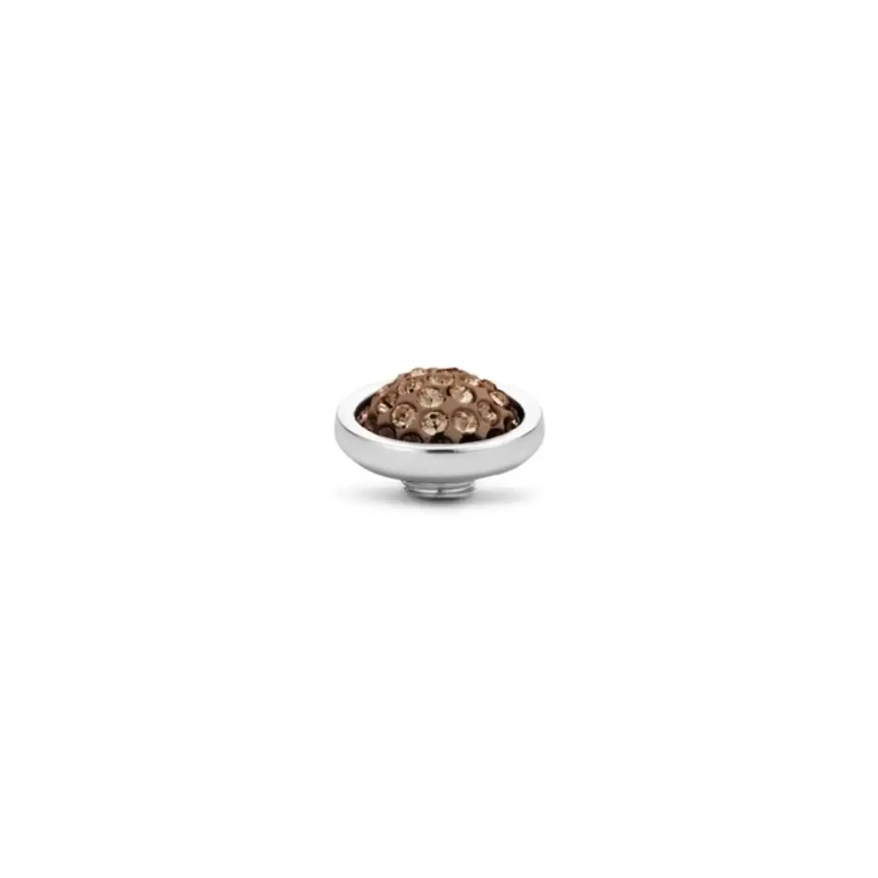 Met deze Preciosa Pave zetting maakt de look van de Anemone steen een comeback. De halve bolletjes worden gemaakt met een gekleurde klei waarin de kleine Preciosa steentjes worden vastgeklemd. Het Vivid Shiny steentje is 10 mm breed en shop je in 7 verschillende kleuren.