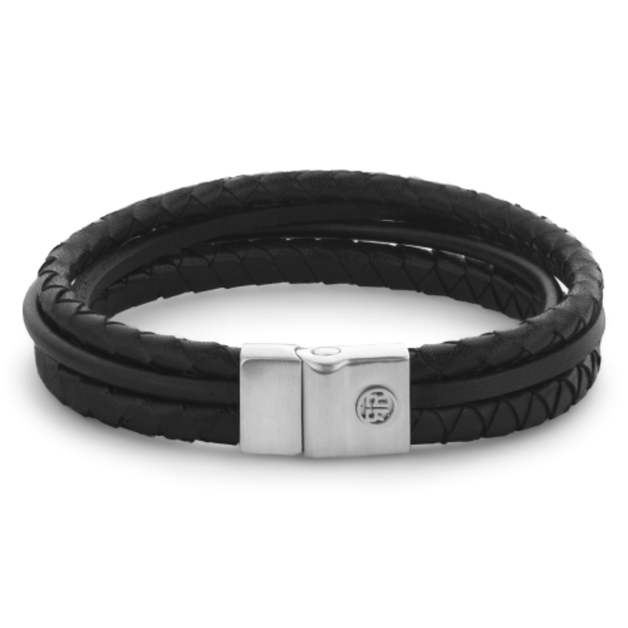 Deze Full Metal Premium armband van Rebel and Rose is een leren armband van 12 mm breed met een sluiting van edelstaal. De armband bestaat uit 4 aparte leersoorten die samenkomen in de sluiting. Het leer is met veel zorg en vakmanschap handmatig gelooid en gevlochten door de ambachtslieden van Rebel and Rose. Het R&R logo is in 3D op de sluiting aangebracht. De unieke (PSR*) sluiting bestaat uit twee delen die perfect in elkaar vallen, zonder dat daar hulpmiddelen als magneten voor nodig zijn. Meet je polsomtrek op en kijk in de maattabel voor de juiste keuze. (*PSR = Push-Slide- Release)

