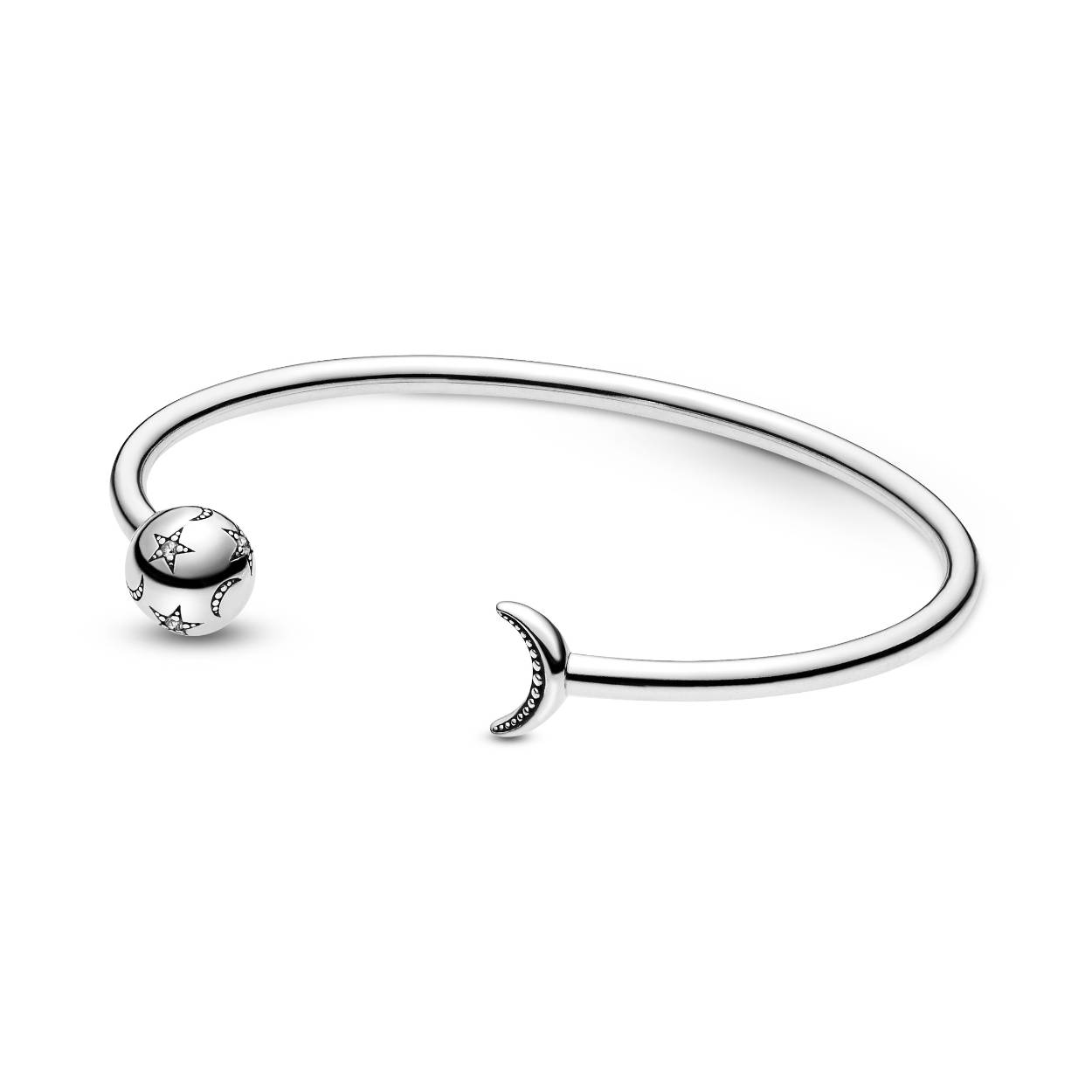 Pandora - Moon and Star open bangle - 599120C01-3