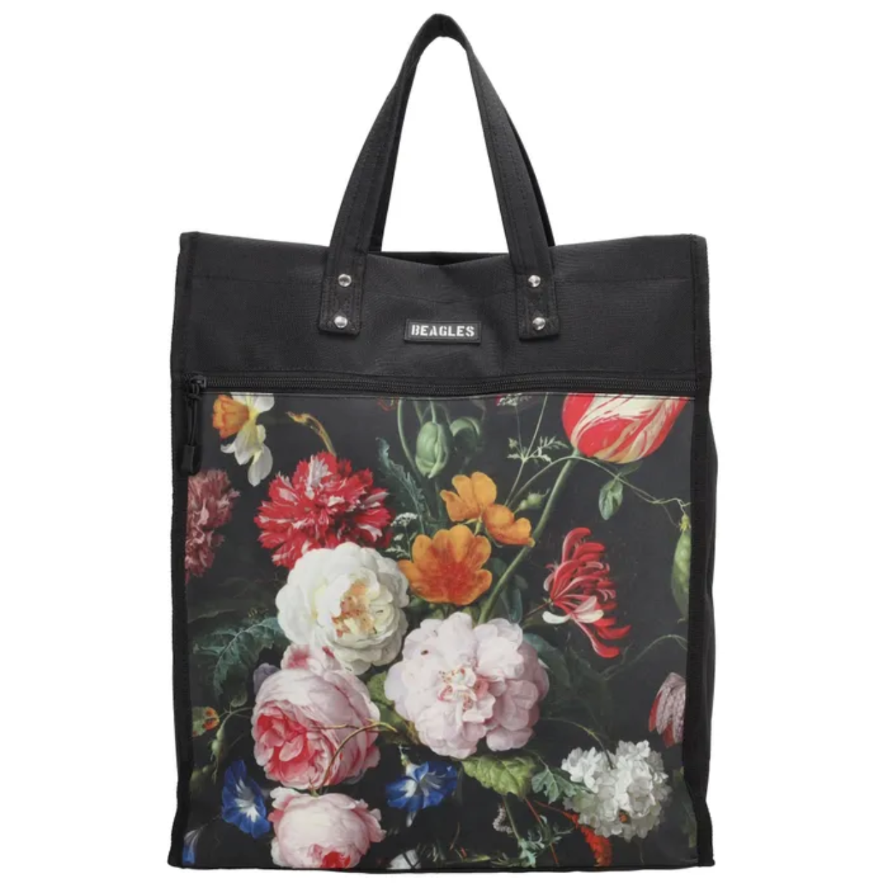 Deze Beagles Shop & Go Boodschappentas is dé tas die je moet hebben. Deze fijne tas is erg praktisch als jij boodschappen gaat doen. De tas heeft een ruim hoofdvak met ritssluiting. Op de voorzijde van de tas bevinden zich twee voorvakken, waar je jouw kleinere spullen makkelijk uit elkaar houdt van de boodschappen. Je shopt de tas in een neutrale kleur of een leuk printje. Met welke boodschappentas ga jij binnenkort de deur uit? 

De eigenschappen van deze boodschappentas zijn: 

Ruim hoofdvak met ritssluiting
Voorvakken 
Dubbel handvat 