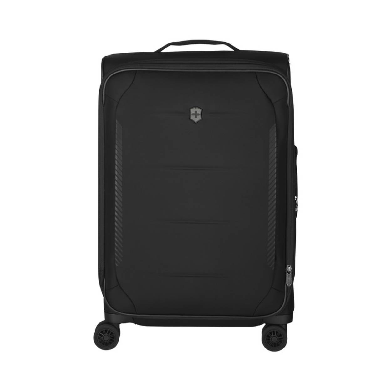 Fijne  koffer welke maar liefst 74 liter inhoud heeft. De koffer is voorzien van twee handgrepen waarmee deze gemakkelijk is om op te tillen.
4 dubbele zwenkwielen

Afmetingen:
Hoogte 68cm x breed 45cm x diep 30cm
