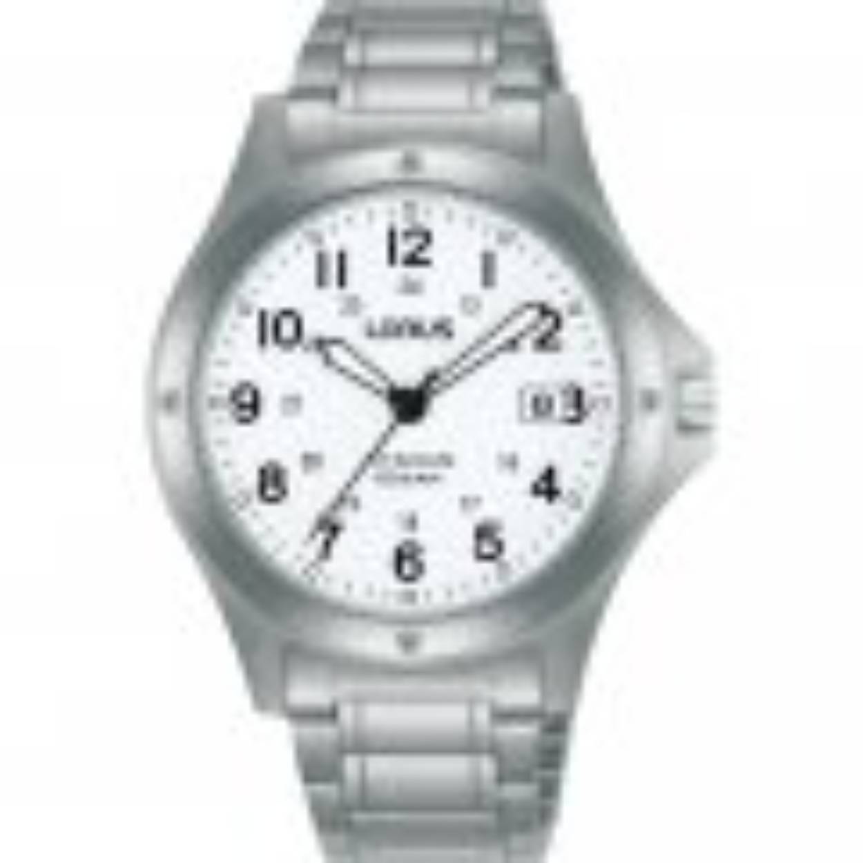 Dit is een herenhorloge van het merk Lorus. Het is een analoog horloge gemaakt van titanium. De diameter van de kast is 37 mm en de kast is 9 mm dik.