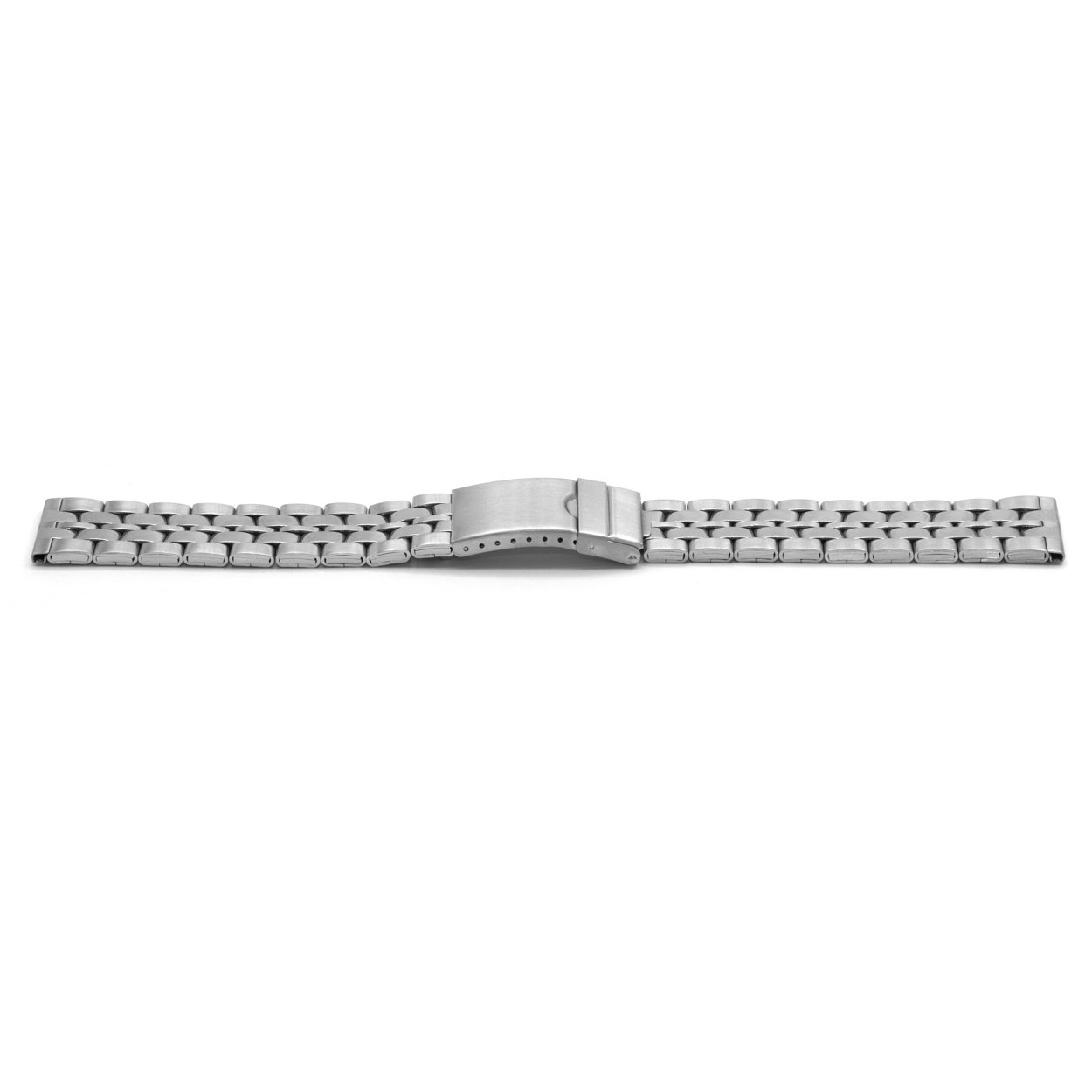 Horlogeband all stainless steel met klepsluiting.
Kleur band: Grijs/metaal
Band dikte: 3.3 mm
Band lengte: 190mm
Band breedte: 20 mm
Gesp: Edelstalen klepsluting
Bekleding binnenband: NVT
Gestikt: NVT
Pushpin: Exclusief
NFC Chip: Nee
EAN:4780286307203