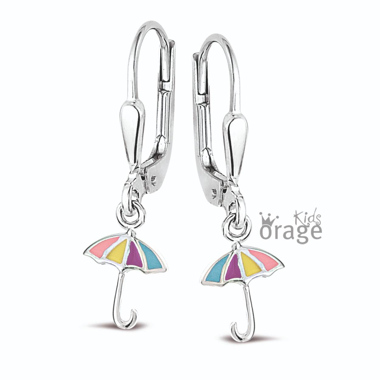 Orage Kids Oorslingers zilver paraplu 