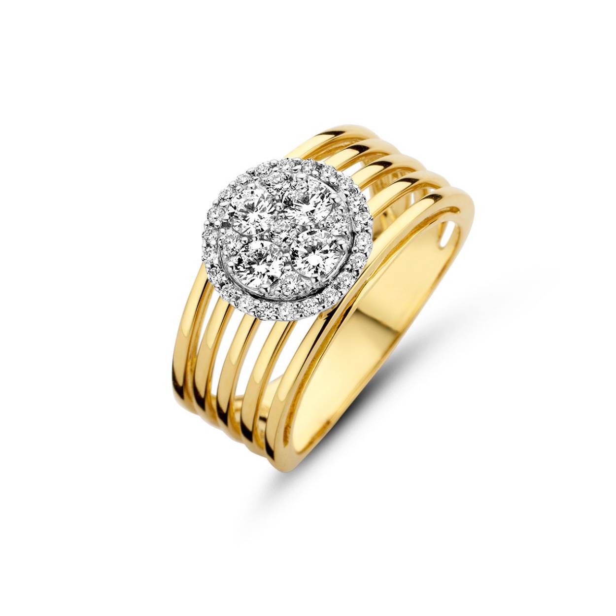 Ring goud 18kt met diamanten Davice