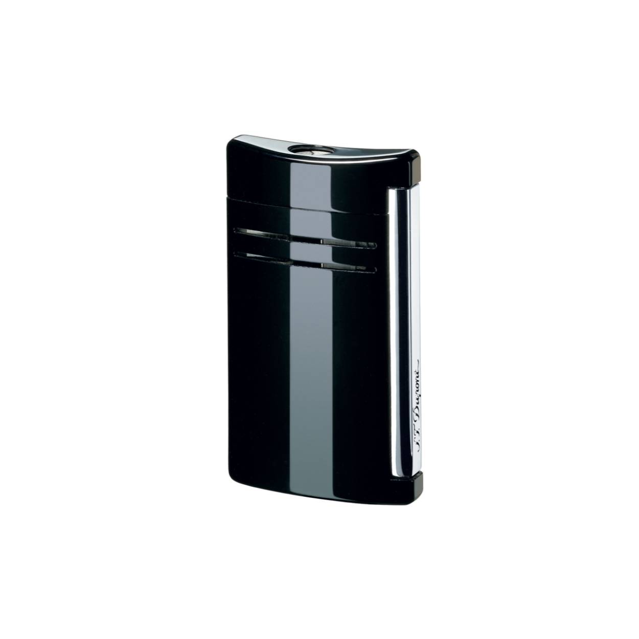 Het moderne opvallende ontwerp en het gestroomlijnde silhouet van de MaxiJet collectie van S.T. Dupont biedt een krachtige fakkelvlam. Dit maakt de aansteker een elegant en functioneel accessoire.

Gekenmerkt door zijn ergonomische vormgeving en slanke golven, belichaamt deze eigentijdse lijn moderniteit. Maxijet, mannelijker en met klassieke kleuren, is de perfecte metgezel voor sigarenrokers. De fakkelvlam zorgt voor een efficiënte verlichting onder alle omstandigheden.

Deze aansteker bevat een glazend zwarte behuizing en is gemaakt van chroom.