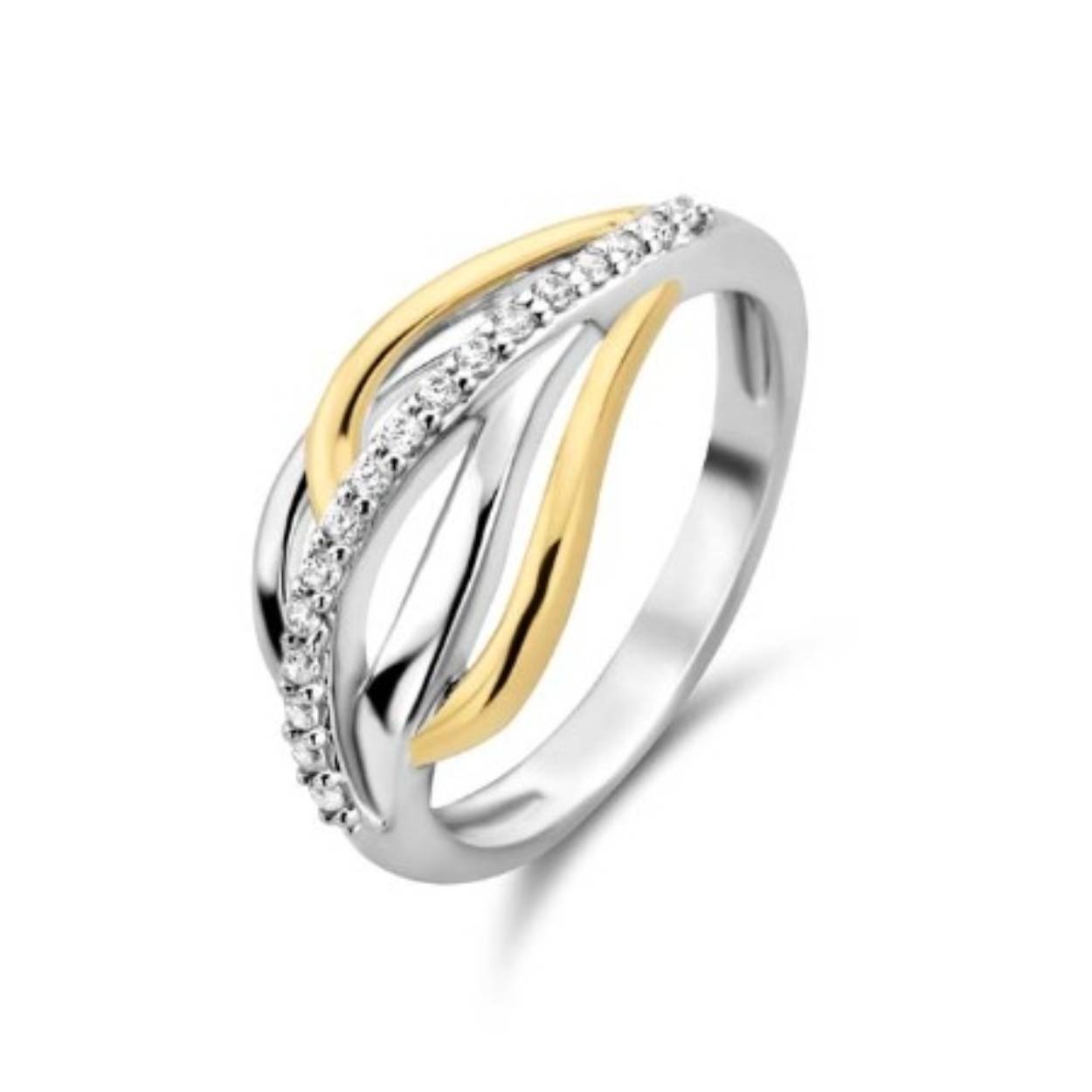 Zilveren ring met zirkonia maat 54 629.815A 