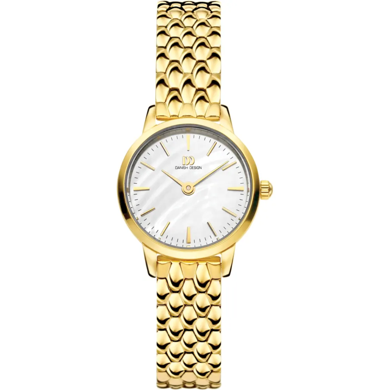 Dit is een horloge van het merk Danish Design gemaakt voor dames.
De specificaties zijn als volgt:
Kastmaat: 22 mm
Kastdikte: 6,2
Bandlengte: 192
Bandbreedte: 10
Waterdichtheid: 3 ATM / 30 Meter / 100 Feet