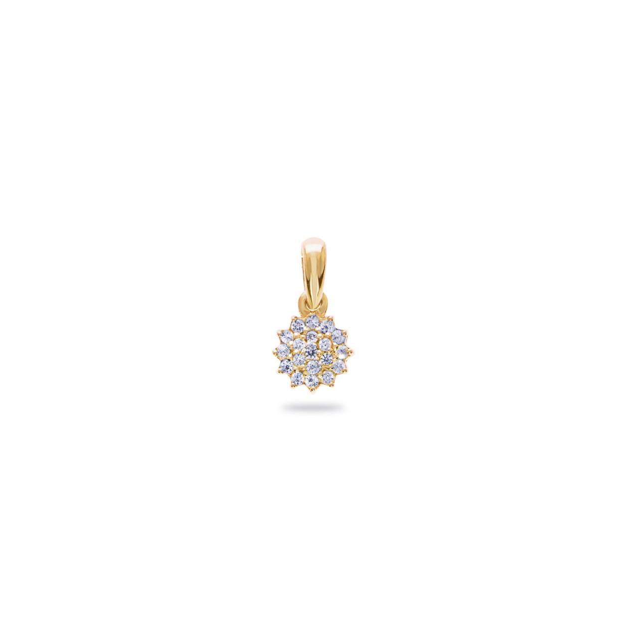 Naiomy Gold hanger goud 18k
Gezet met 19 diamanten 0.070ct