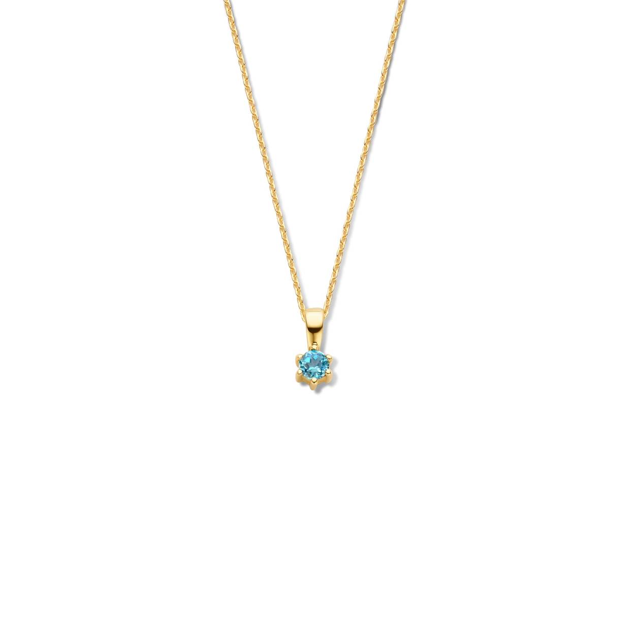 De Topaz Hanger is gemaakt van 14K goud en bevat een blauwe topaas. Er wordt gezegd dat de blauwkleurige uitvoering van de topaas de creativiteit stimuleert. Wordt verkocht als enkel item, exclusief de ketting.
Materiaal: 14 Karaats - Geelgoud - 585
Edelsteen: topaas - Het gaat hier om echte edelsteen. De kleur van de edelsteen kan afwijken van de productafbeelding.
Afmeting: 3,4mm
Artikelnummer: JKP20.008