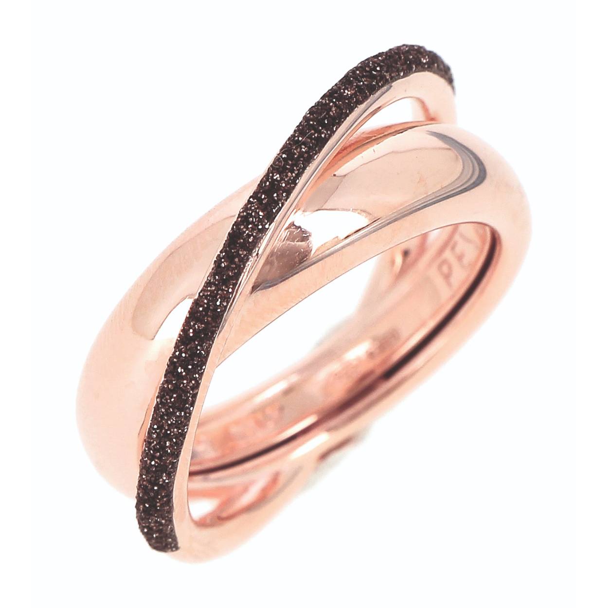Polvere di Sogni Ring Pink Brown Dust Maat M WPLVA2150