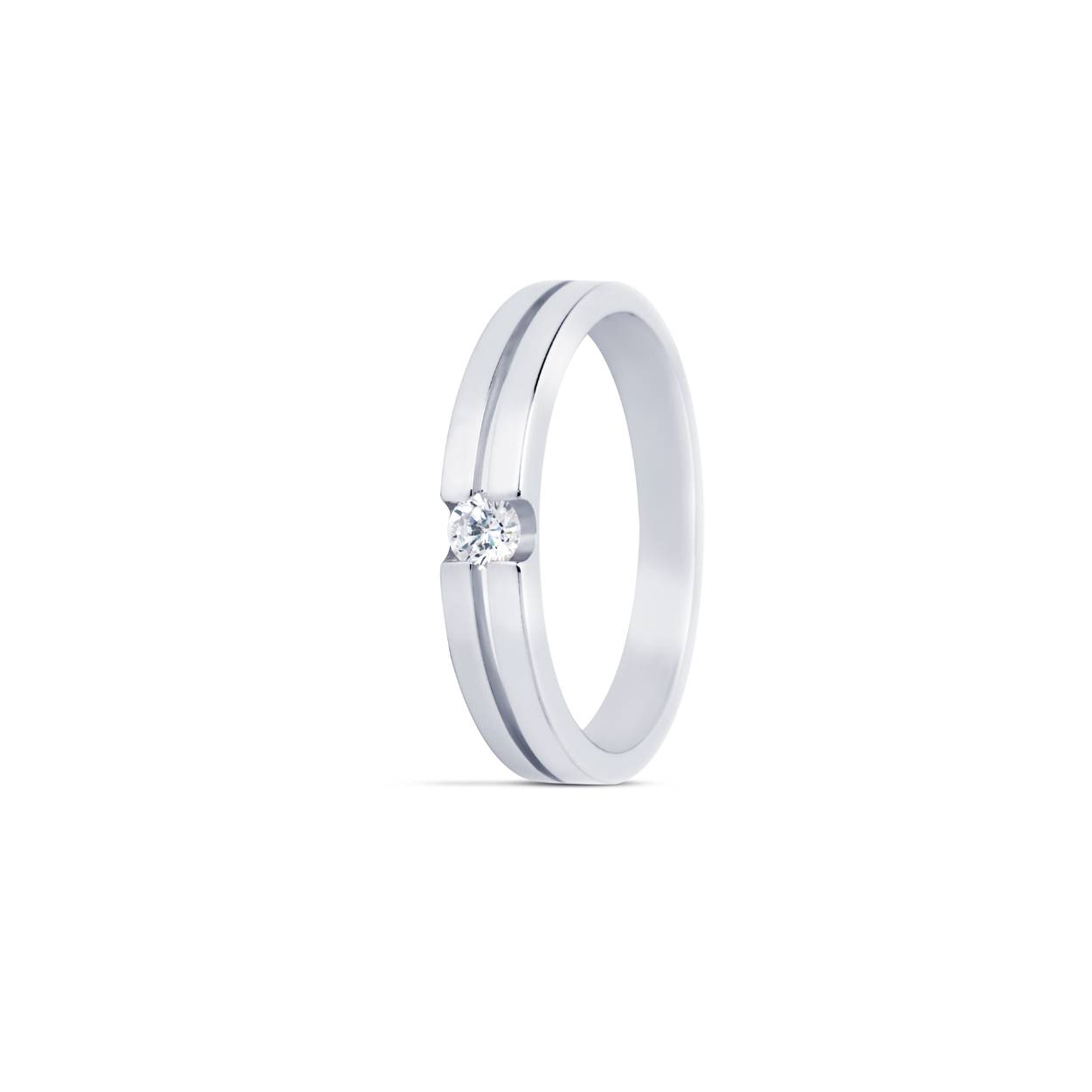 model 124 Olivia. Ring is verkrijgbaar in witgoud, geelgoud en rose goud. 