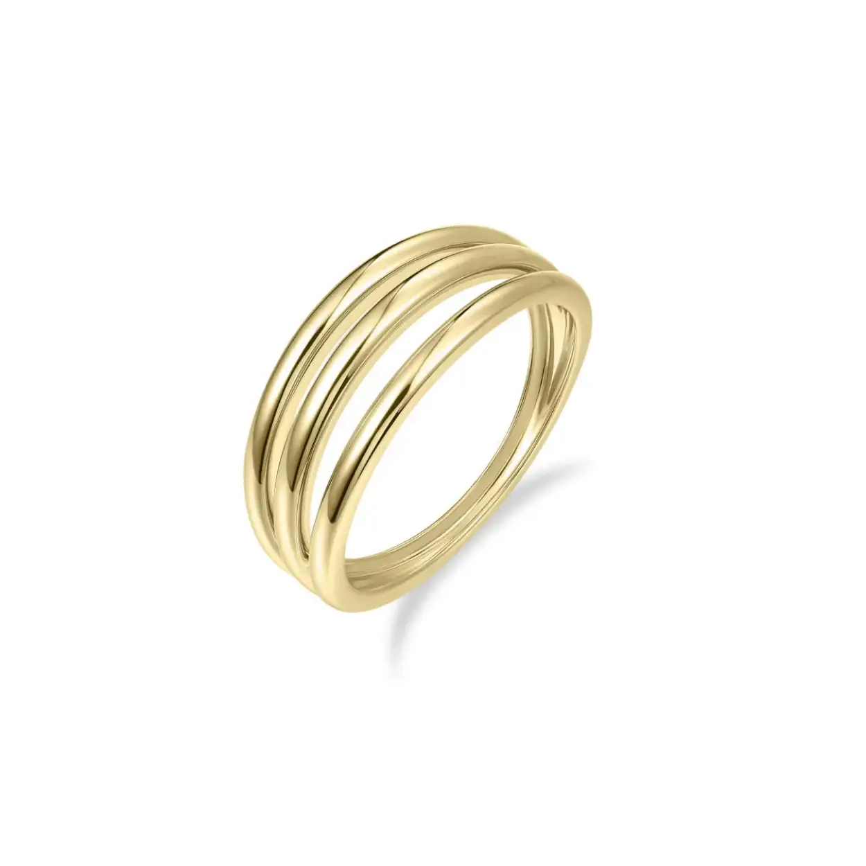GISSER 14KARAATS GOUDEN RING IN MAAT54